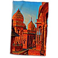 3dRose Bada Bagh Temple with an Image of Light Infusion Painting - Towels (twl-377263-1)