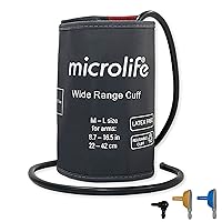Microlife Wide-Range Replacement Blood Pressure Cuff for Upper Arms 8.7-16.5-Inch