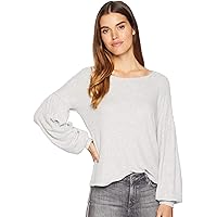 Sanctuary Clothing Womens Balloon Sleeve Thermal Blouse
