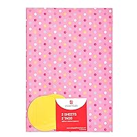 Small Pink Spots Packaged Wrap