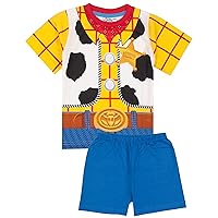 Disney Toy Story Pyjamas Boys Woody Cowboy Character Kids PJs