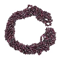 Garnet Chip Beads Natural Stone Beads 1 Strand 34