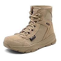 NORTIV 8 Men's Lightweight Military Tactical Work Boots Outdoor Hiking Motorcycle Combat Boots