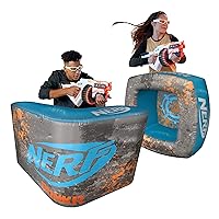 NERF BUNKR BattleZone Switch Gaming Chair and Footrest Set - Bunker Inflatable Cover and Target