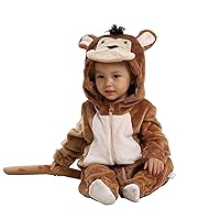 TONWHAR Unisex-Baby Animal Onesie Costume Cartoon Animal Outfit Homewear Kids' One-Piece Rompers