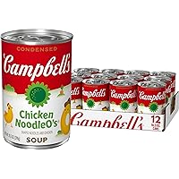 Campbell's Condensed Kids Soup, Chicken NoodleO’s Soup, 10.5 oz. Can (Pack of 12)
