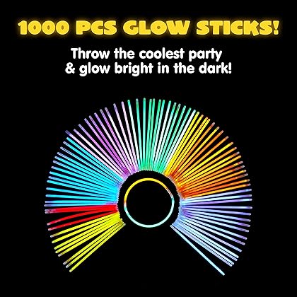JOYIN Glow Sticks Bulk 400 8