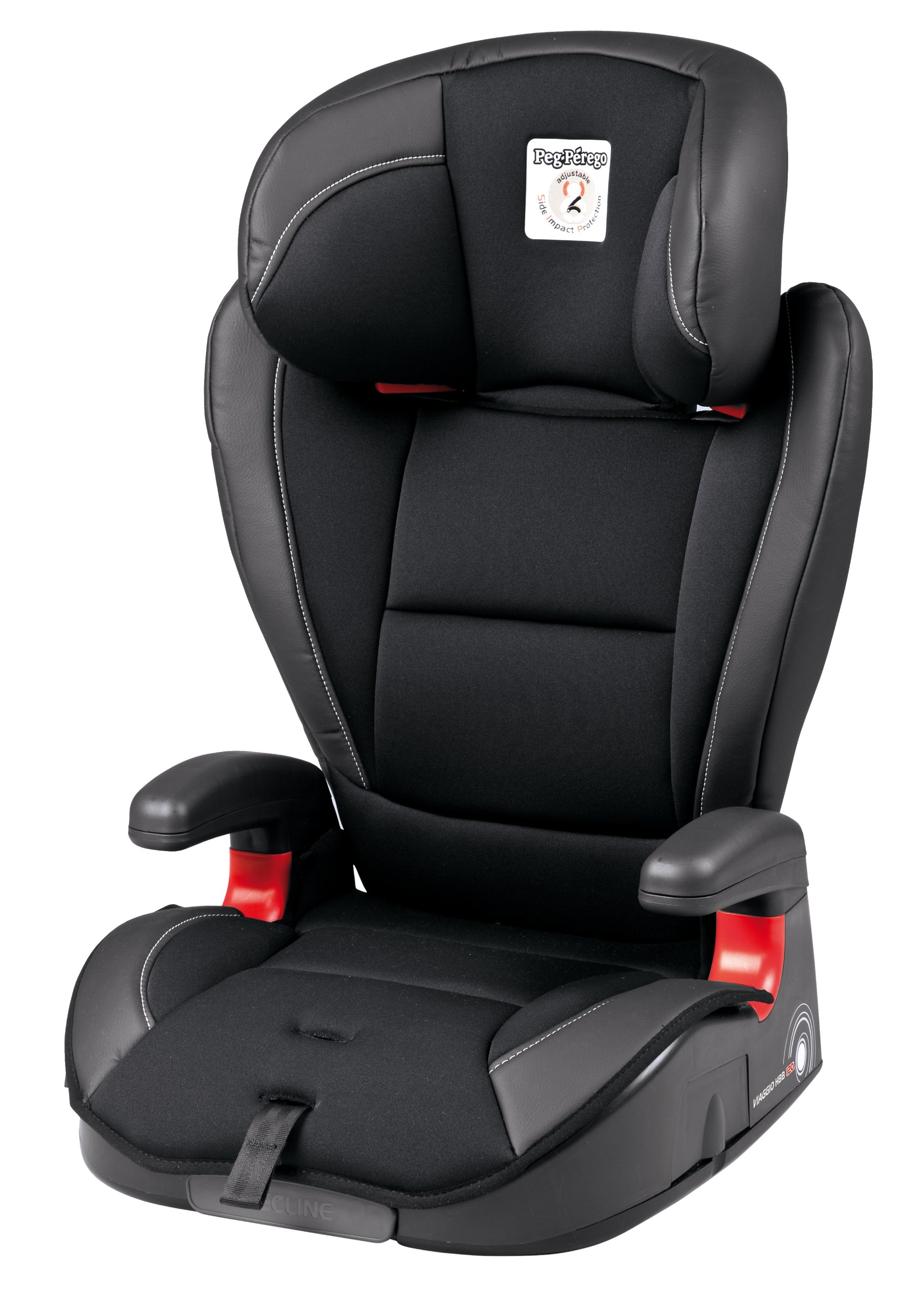 Peg Perego Viaggio HBB 120 - Booster Car Seat - for Children from 40 to 120 lbs - Made in Italy - Licorice (Black)