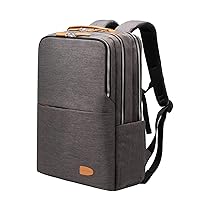 NOBLEMAN Laptop Backpack for Women & Men, Waterproof Backpack, Travel Bag Business Computer Backpacks15.6 Inch Daypack, USB (Gray plus)