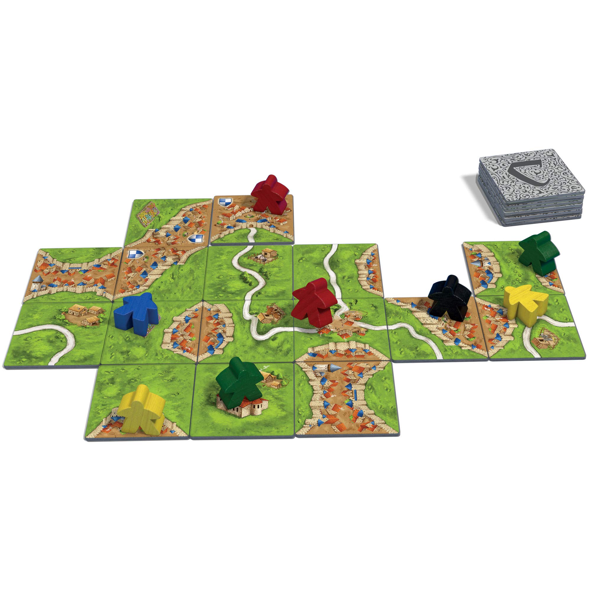 Carcassonne Board Game (BASE GAME) | Family Board Game | Board Game for Adults and Family | Strategy Board Game | Medieval Adventure Board Game | Ages 7 and up | 2-5 Players | Made by Z-Man Games