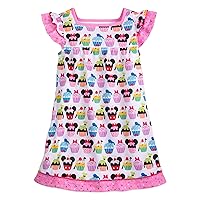 Disney Mickey Mouse and Friends Cupcake Nightshirt for Girls