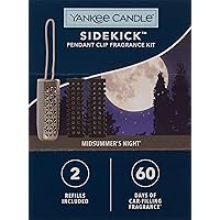 Yankee Candle MidSummer's Night® Sidekick™ Pendant Fragrance Kit with Two Refills, XO