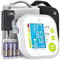 Greater Goods Blood Pressure Monitor - Complete Kit with Wall Adapter | Track Systolic, Diastolic Blood Pressure, and Pulse | Includes Premium Comfort Cuff | Designed in St. Louis