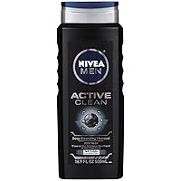 FOR MEN Body Wash Active Clean 16.9 oz (Pack of 4)