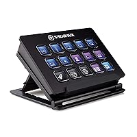 Elgato Stream Deck - Live Content Creation Controller with 15 Customizable LCD Keys, Adjustable Stand, for Windows 10 and macOS 10.11 or Later (Renewed)