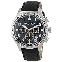 Nautica Unisex N16577G BFD 105 Stainless Steel Chronograph Watch