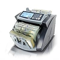 Cassida 5520 UV/MG - USA Money Counter with ValuCount, UV/MG/IR Counterfeit Detection, Add and Batch Modes - Large LCD Display & Fast Counting Speed 1,300 Notes/Minute