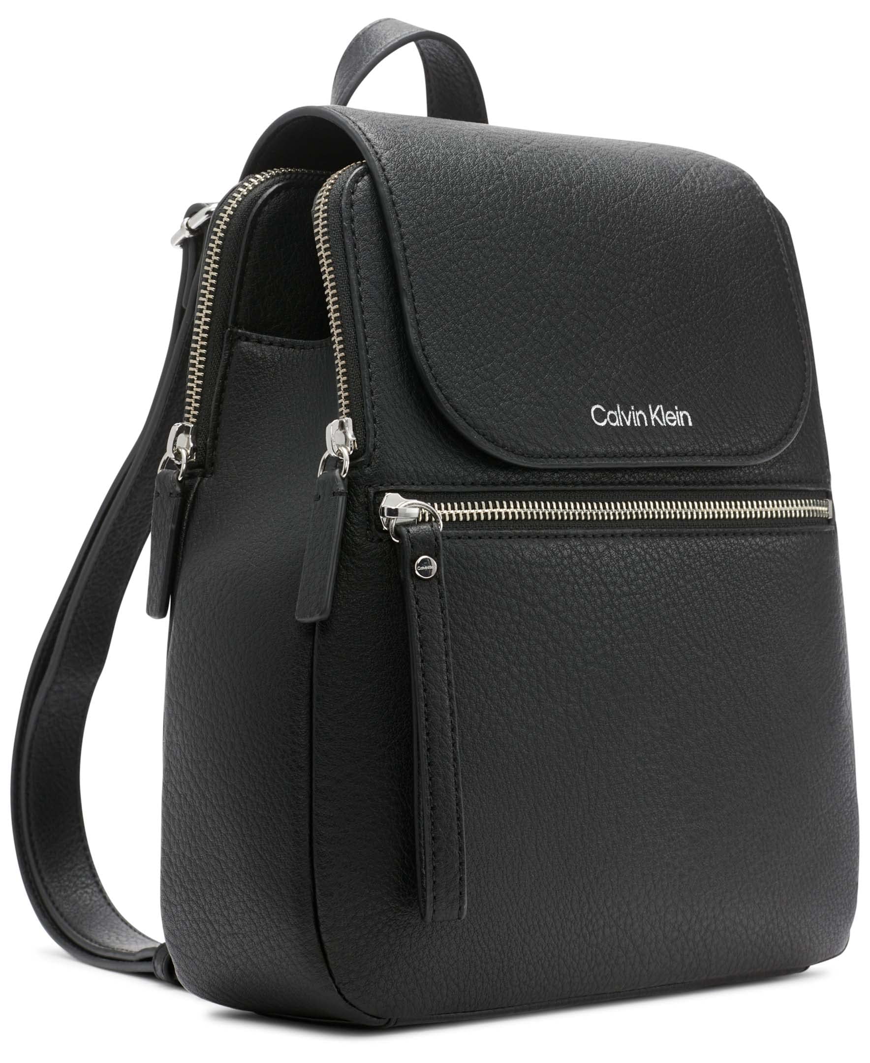 Calvin Klein Elaine Bubble Lamb Novelty Key Item Flap Backpack
