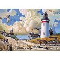 Buffalo Games - Charles Wysocki - Dreamers - 300 Large Piece Jigsaw Puzzle for Adults Challenging Puzzle Perfect for Game Nights - Finished Size 21.25 x 15.00