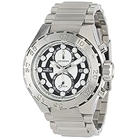 Invicta Men's 13086 Pro Diver Chronograph Silver Textured Dial Stainless Steel Watch