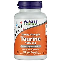 NOW Foods by Now Double Strength Taurine Nervous System Health 1000mg 100 Capsul