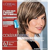 L'Oreal Paris Couleur Experte 2-Step Home Hair Color and Highlights Kit, French Éclair