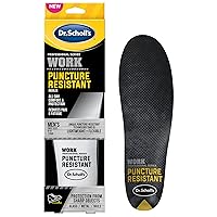 Dr. Scholl's Professional Series Work Puncture Resistant Insoles, Men's 8-14, Trim to Fit