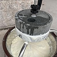Soybean Stone Paste Mill for Dry/Wet Grinding, Hand Stone Mill Grinder with Stainless Steel Frame, Kitchen Flour Grain Mill Easy to Assemble (Size : 23cm (9