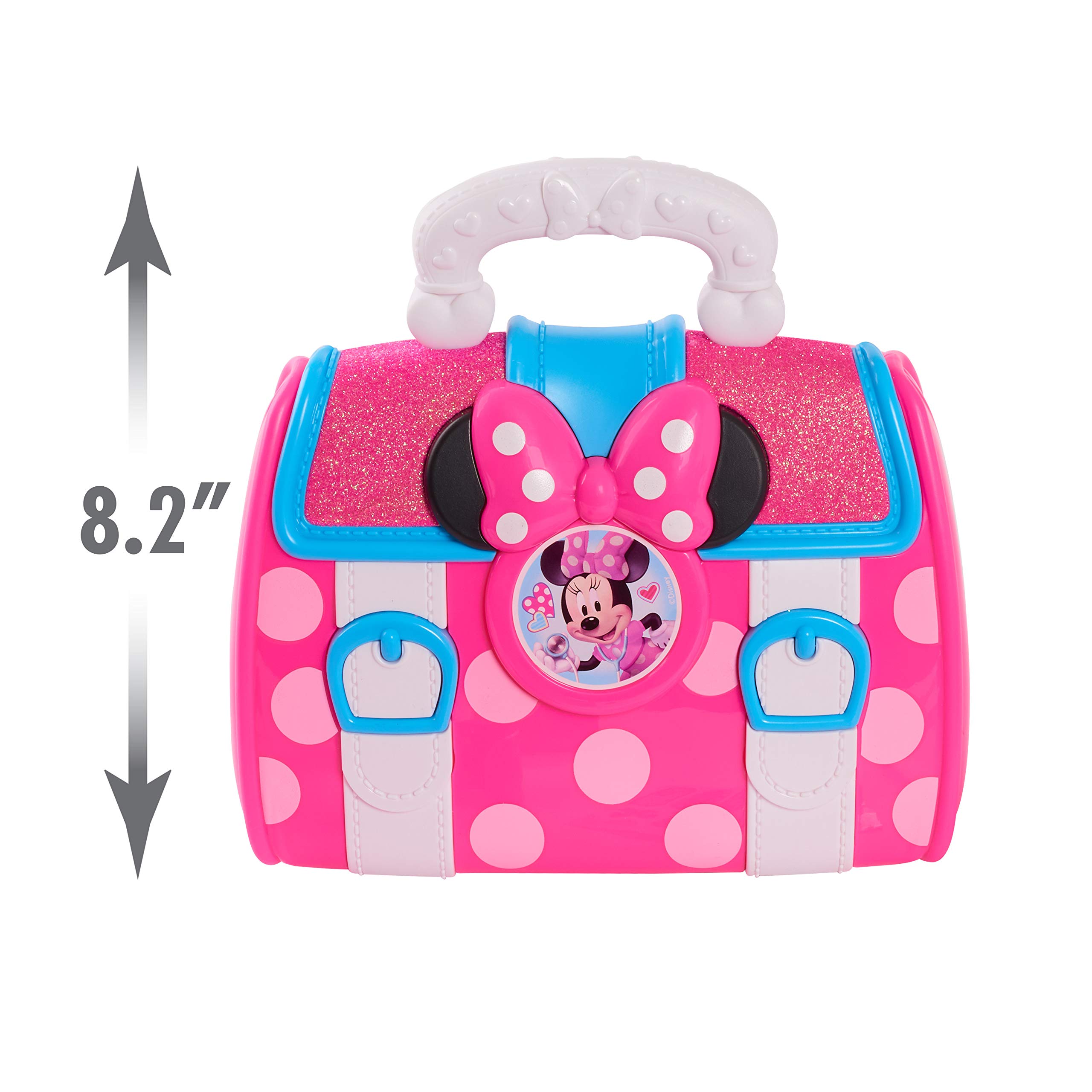 Disney Junior’s Minnie Mouse Bow-Care Doctor Bag Set, Dress Up and Pretend Play, Kids Toys for Ages 3 Up, Gifts and Presents by Just Play