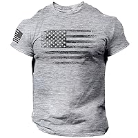 Distressed American Flag Men T Shirt – USA