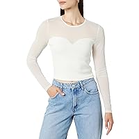 The Drop Women's Martina Sweetheart Mesh Top