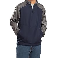 Holloway Raider Pullover Cage Jacket - Weather-Resistant, Ultra-Light, Quarter Zip, Sleeve Pocket - For Outdoors & Travel