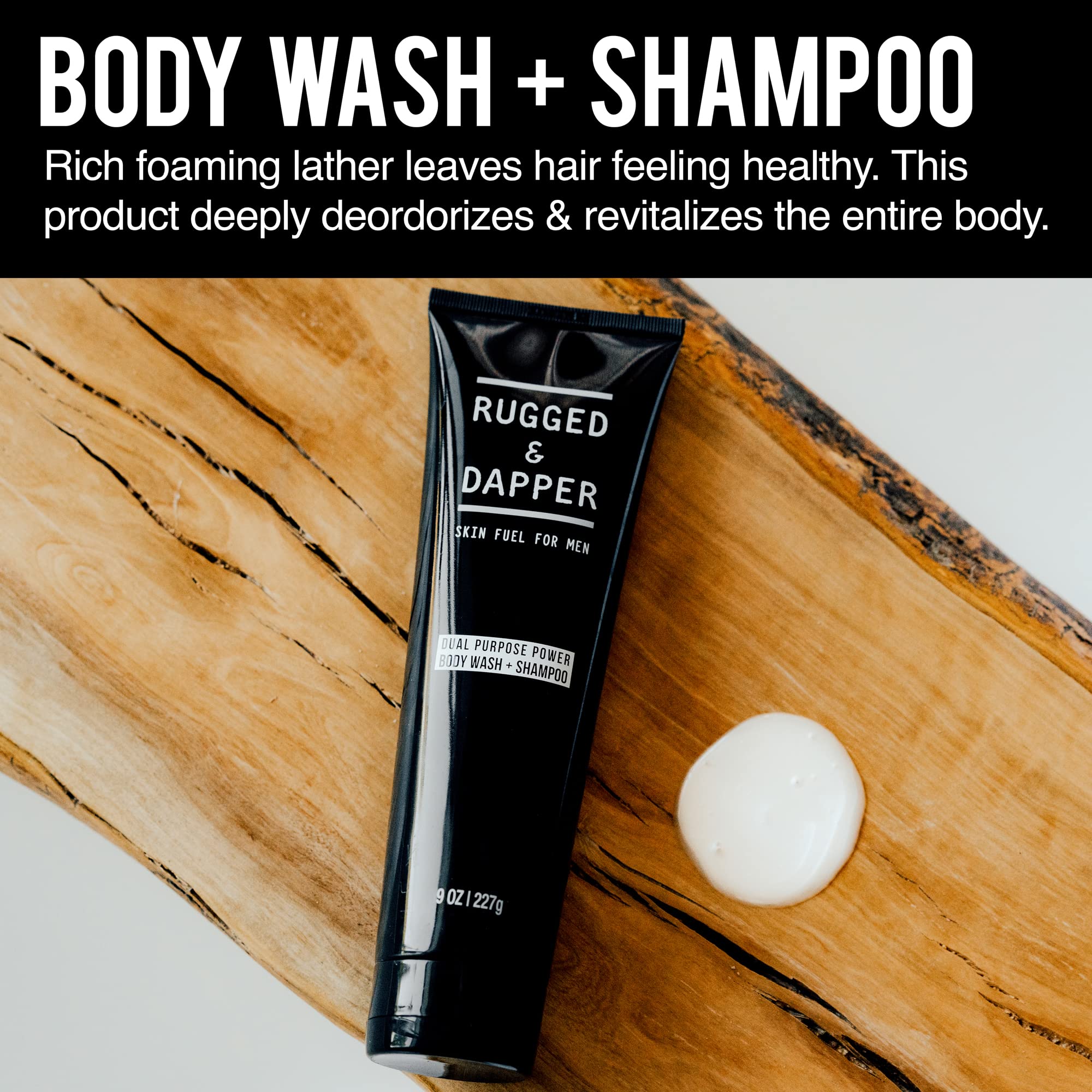 Mens Body Wash and Mens Shampoo - Tea Tree Body Wash Men Love - Dandruff Shampoo for Men - Acne Body Wash Shampoo - Anti Dandruff Shampoo for Men - Premium Men's Body Wash - Men's Shampoo