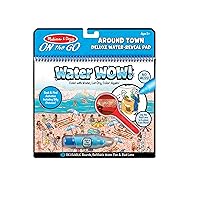 Melissa & Doug On the Go Water Wow! Reusable Water-Reveal Deluxe Activity Pad – Around Town