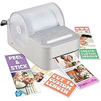 HP Sprocket Panorama Instant Portable Color Label & Photo Printer (Grey) Personalized Prints 2” x .5”- 9” on Zink Sticky-Backed Paper -Create Photobooth Strips & Custom Designs in The App