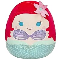 Squishmallows Disney 14-Inch Ariel Plush - Add Ariel to Your Squad, Ultrasoft Stuffed Animal Large Plush Toy, Official Kellytoy Plush