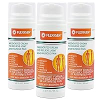 Pain Cream (3-Pack): Fast-Acting, Long-Lasting Relief for Aches & Pains with Natural Ingredients (Frankincense, Essential Oils, Menthol) - Non-Greasy, Pleasant Scent (FSA/HSA Eligible)