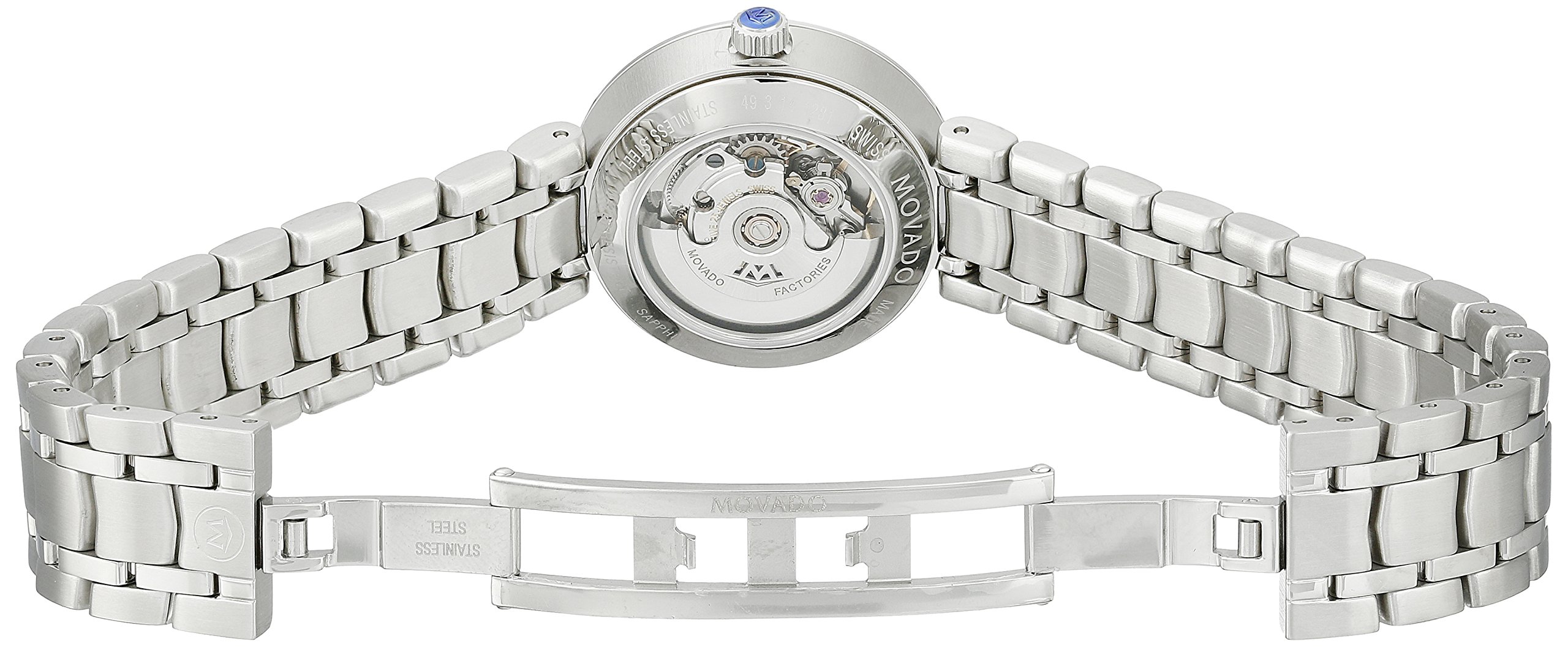 Movado Women's 0606919 Analog Display Swiss Automatic Silver Watch