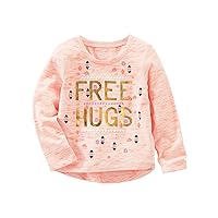 OshKosh B'Gosh Girls' 2T-8 Free Hugs Tee 2T