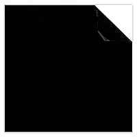Best Creation Glossy Permanent Vinyl Sheets, 12 x 12, Black