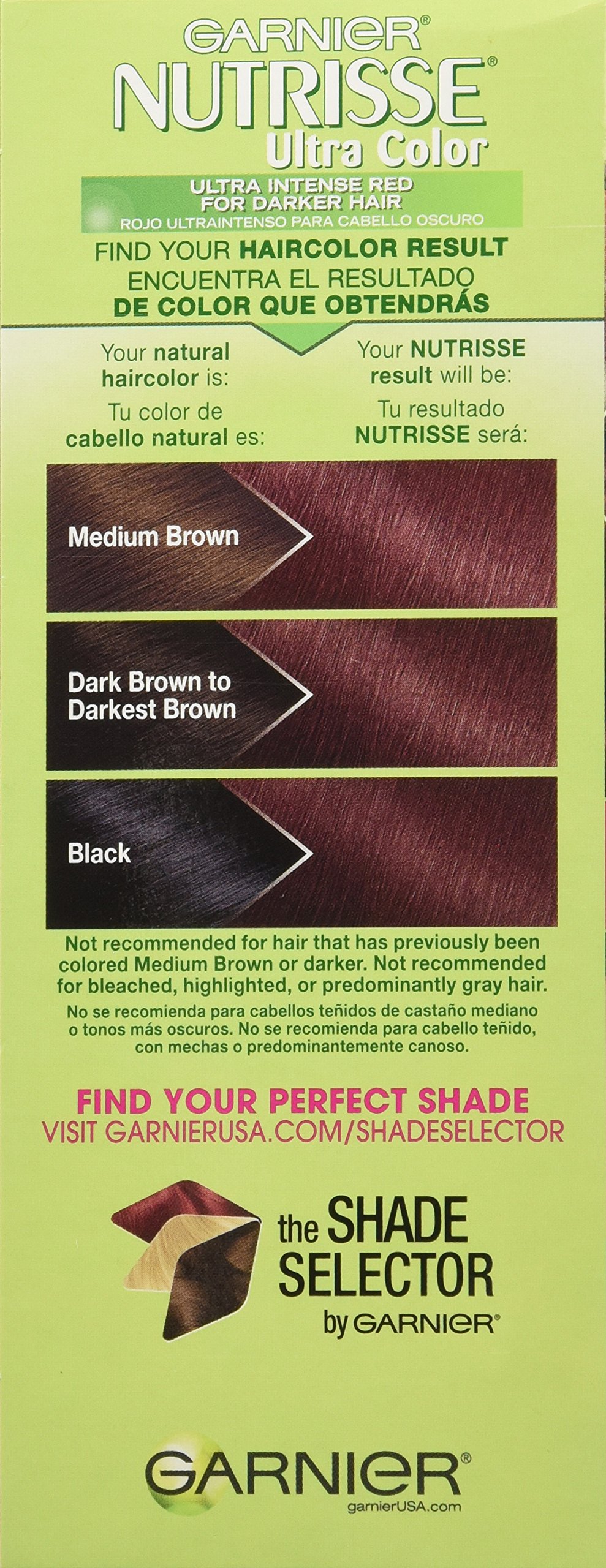 Garnier Hair Color Nutrisse Ultra Color Nourishing Creme, R2 Medium Intense Auburn (Goji Berry) Red Permanent Hair Dye, 1 Count (Packaging May Vary)