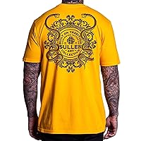 Sullen Clothing Ornate Short Sleeve Premium Vintage Graphic Tattoo T-Shirt for Men