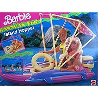 Barbie Hawaiian Fun ISLAND HOPPER BOAT - Vacation Fun on Land 'n Sea! (1990)
