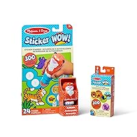 Melissa & Doug Sticker Wow!™ Tiger Bundle: Sticker Stamper, 24-Page Activity Pad, 600 Total Stickers, Arts and Crafts Fidget Toy Collectible Character