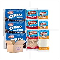 Wittbizz Snacks Danish Variety Bundle (9 Pack), 3 Oreo Brownie, 3 Donut Sticks, 3 Carrot Cake