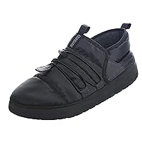 Northside Mens Rainier Mid Camp Slipper - Indoor Outdoor House Shoes Plush Slip on Outdoor High Traction Footwear