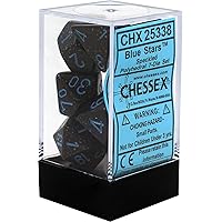 Chessex CHX25338 Dice-Speckled Blue Stars Set