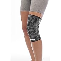 Mueller Sports Medicine Hybrid Wraparound Knee Support Sleeve, For Men and Women, Black, L/XL