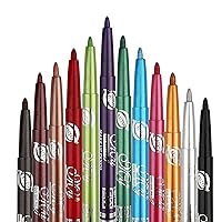G2PLUS 12 PCS Colorful Eyebrow Pencil, Colored Eyeliners, Colorful Liquid Eyeliner for Eyebrow, Lip Liner Pencil Pen Makeup Cosmetic Set Kit Tool Waterproof