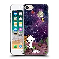 Head Case Designs Officially Licensed Peanuts Nebula Balloon Woodstock Snoopy Space Cowboy Soft Gel Case Compatible with Apple iPhone 7/8 / SE 2020 & 2022